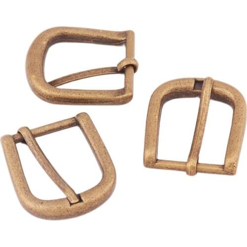 10pcs/lot 20mm(0.8inch) Casual Belt Buckle End Bar Heel bar Buckle Single Pin Belt Half Buckle for Leather Craft Jeans Webbing