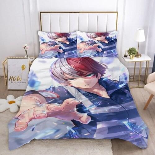 2/3 Piece Set Handsome Man Cartoon Character Bedding Duvet Cover Youth Dormitory Duvet Cover Bedding Duvet Cover Large Comforter