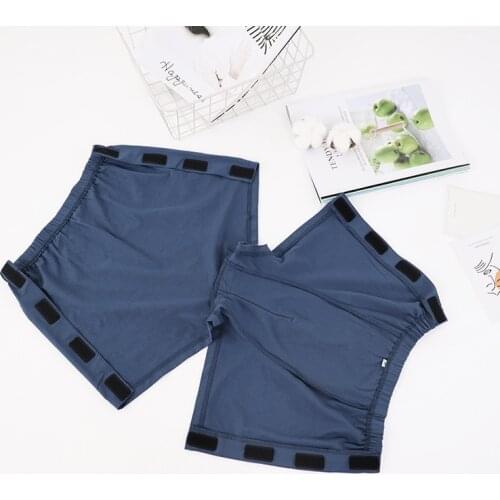 2 Pieces Easy To Put On/Take Off Men’s Boxer Briefs For Postoperative Rehabilitation Nursing To Pelvic Fractures Bed Paralysis