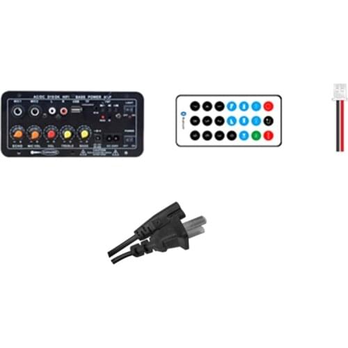 24BB Cars Mono Digital Power Amplifier Board Car HiFi Bass Power AMP Stereo Digital Amplifier USB TF Remote