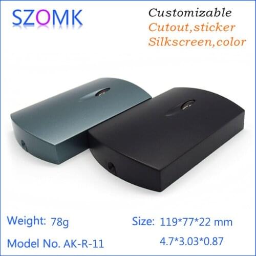 4 pcs, 119*77*22mm new arrival szomk plastic wireless door access enclosure electrical plastic junction box, plastic card reader