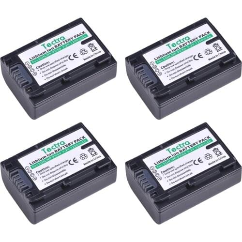 4PCS NP-FV50 NPFV50 Camera Battery for Sony NPFV30 NPFV70 NPFV100 HDR CX390 PJ510 820E 790E 660E XR260 CX700E PJ50E