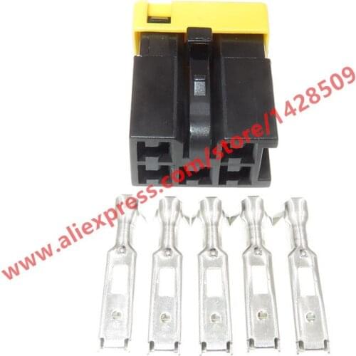 5 Sets 5 Pin Auto Wire Plugs Female Car Connector For Automotive Cables