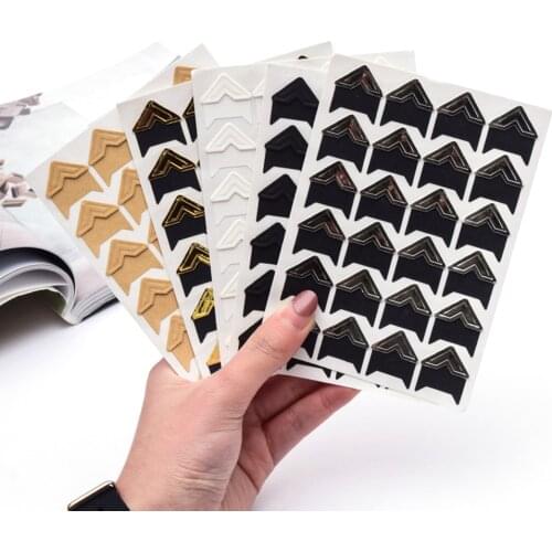 5 Sheet DIY Album Corner Sticker Paper Stickers Scrapbooking Protect Photo Sticker Albums Frame Decoration