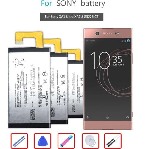 LIP1641ERPXC Battery for Sony Xperia XA1 Ultra XA1U C7 G3226 G3221 G3212 G3223 Mobile Phone