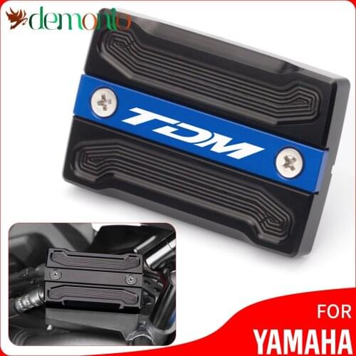 For YAMAHA TDM 900 TDM900 2004 - 2015 2014 2013 2012 2011 2010 Motorcycle CNC Aluminum Front Brake Fluid Reservoir Cover Cap