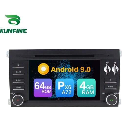 Android 9.0 Core PX6 A72 Ram 4G Rom 64G Car DVD GPS Multimedia Player Car Stereo For Porsche cayenne 2003-2010 radio headunit