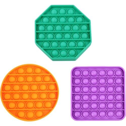 Antistress Toys Push Pop Bubble Sensory Autism Special Needs Stress Reliever Toys Adult Children Gift Fidget Toys Dropshipping
