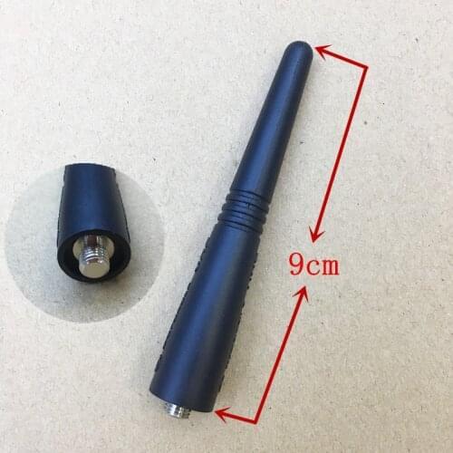 Honghuismart Short UHF 400-470MHZ antenna for motorola ep450,ep040,gp68,gp88,gp88s,gp3188,gp338,gp340,gp328 etc walkie talkie