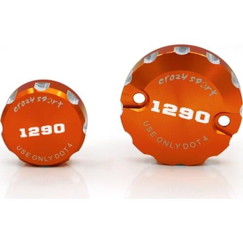 For KTM 1290 990 SUPER DUKE SUPERDUKE GT R 15-18 Front Rear Brake Cylinder Cover Reservoir Motocycle Accessories Oil Fluid Cap