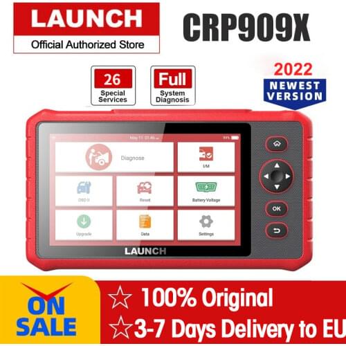 Launch CRP909X OBD2 Scanner Full Systems Car Diagnostic Tool Automotive Code Reader With 15 Reset Function PK MK808