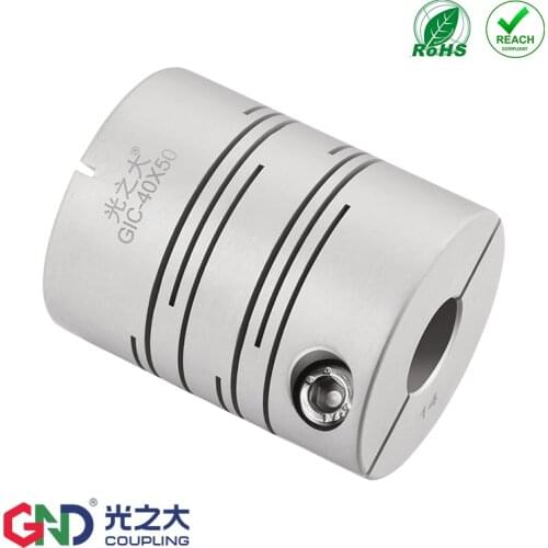 Bulk price for 50 pieces GIC aluminum alloy diameter 25 mm length 25 mm parallel clamp series shaft coupling