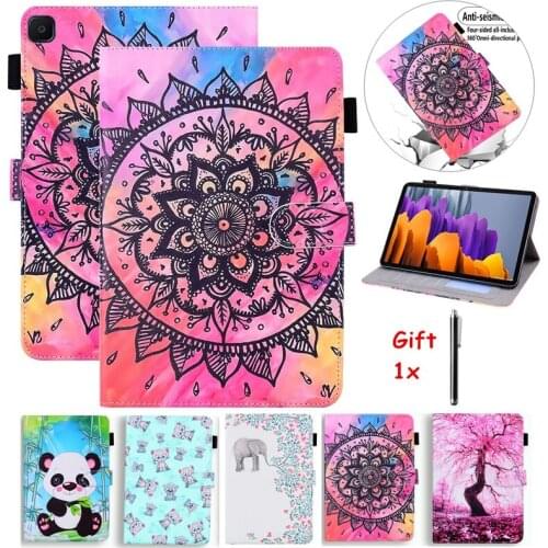 Fashion Flower Panda Case for Huawei MediaPad M5 Lite 10 Tablet Cover for Huawei Mediapad M5 Lite 10 BAH2-W19/L09/W09 10.1" Case