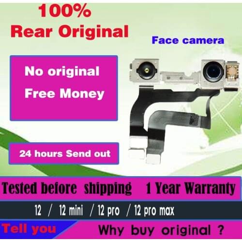 Newest Original Small Front Camera For iPhone 12 12 pro max i12 mini Facetime Camera Proximity Sensor Flex Cable