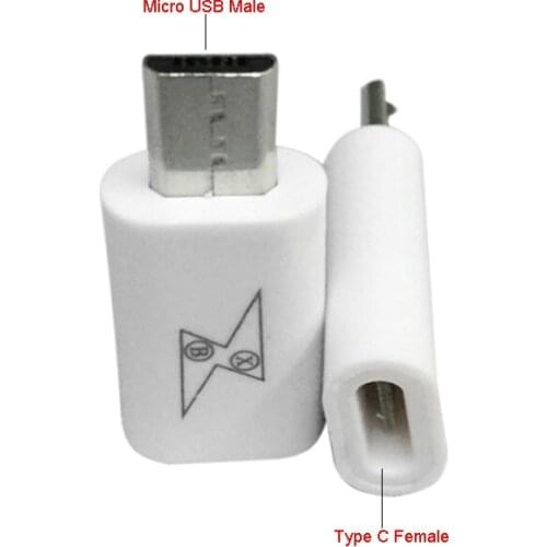 Micro USB Male to USB-C Type C Female Converter Adapter Charging Data Connector
