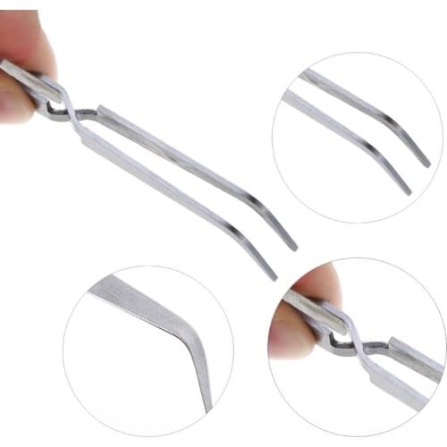 Acrylic Nail Shaping Tweezers Stainless Steel Multi-Function Nail Clip Manicure Tool Tweezers for UV Gel Nail Art Accessories