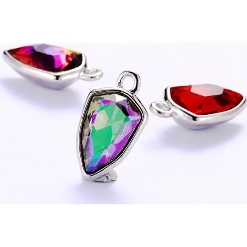 Pipatian Trillant Pendant Accessory Crystal Rhinestone Handmade Crafts Shiny Strass Necklace Components Sweater Chain Gems Decor