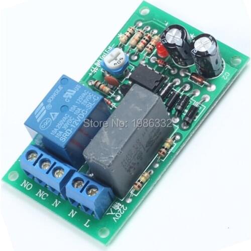 WS16 AC 220V Trigger Delay Time Timing Relay NE555 Module Delay Timer Turn Off 0 ~ 200 seconds Adjustable Switch