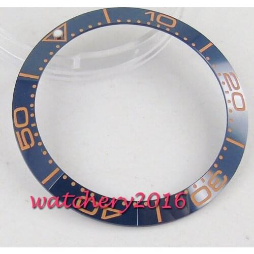 CARVING 38mm Blue ceramic bezel insert for 40mm sub mens watch