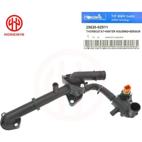 Coolant Thermostat 25620 02511 Fits KIA Picanto New Morning 04-10 Hyundai Amica Atos Atoz Santro 1.1L 2560002566,2565002560