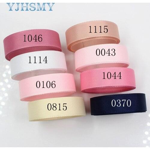 YJHSMY,J-171109-16MM,16 mm 5 yards Solid Color Ribbons Thermal transfer Printed grosgrain,clothing Accessories DIY handmade