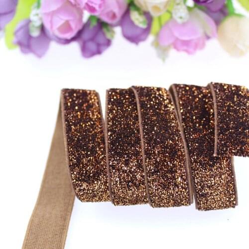 5/8" frosted glitter elastic B-534 for accessaries, 150yards/roll