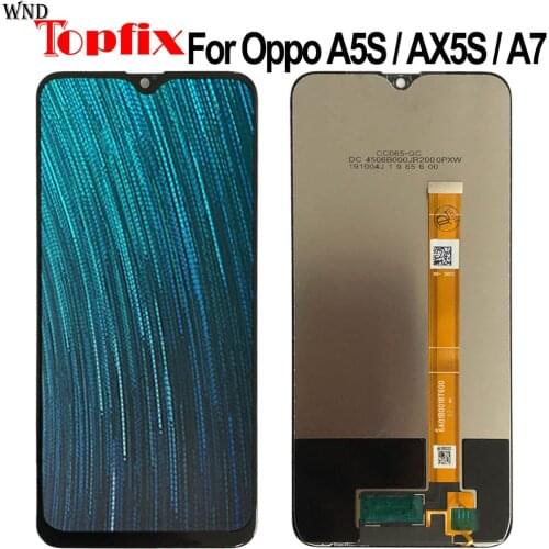 6.2'' Full LCD Original For OPPO A5s A7 AX7 LCD Display Touch Screen Panel Digitizer Sensor For Oppo A5S LCD CPH1909 Screen