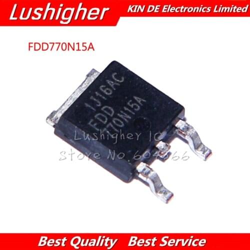 10pcs FDD770N15A TO-252 FDD770N15 TO252 770N15A FDD 770N15