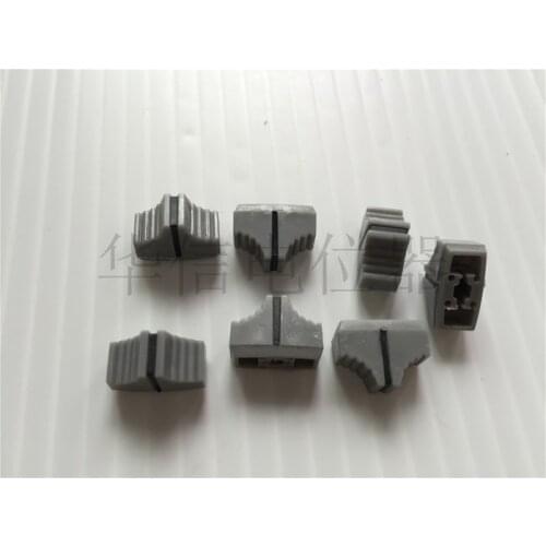 10PCS Original new 100% HJ-319 12.8MMX6.7MMX9.5MM 4MM equalizer fader potentiometer gray cap hole