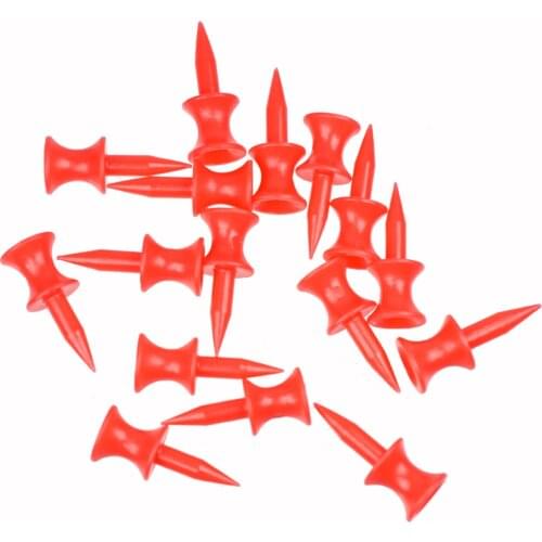 100pcs/lot Golf Tees 30mm Sports Double-deck Red Golf Tees Range For Glof Club Training