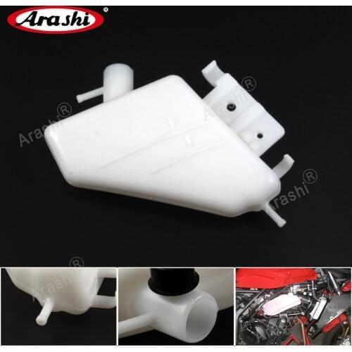 ARASHI Coolant Reservoir Tank For SUZUKI GSXR 1000 GSX-R1000 2007 2008 2009 2010 2011 Water Storage Overflow Bottle Caps