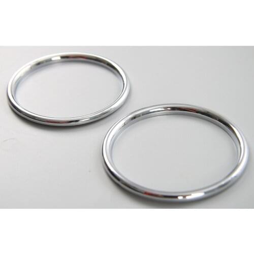 2x Car Interior Door Small Speaker Ring Trim Styling Accessories Fit For Ford Mustang 2015+ ABS 3 Colors