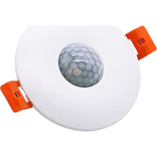 Human Body Infrared Sensor Switch Embedded Concealed Staircase PIR Sensor Motion Detection Ceiling Installation 110-220V