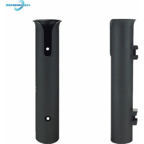2 PCS Plastic Fishing Rod Holder Fishing Tackle Socket Marine Angling Box Kayak Yacht Catamaran Inflatable Tube Mount Bracket