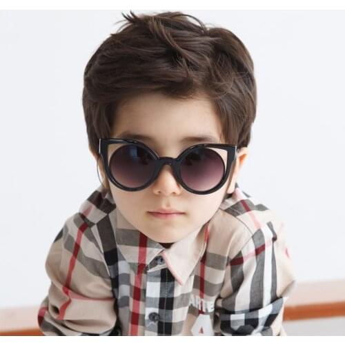 Classic Cat Eye Baby Sunglasses Boy Girls Vintage Big Frame Cateye Children Oculos Gafas De Sol Infant Sun Glasses for Travel