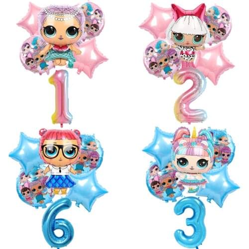 Cute Girl Birthday Balloon Toys Children Boys Girls Faovr Party Kidsroom Decoration Background Balloon Baby Shower Gifts for kid