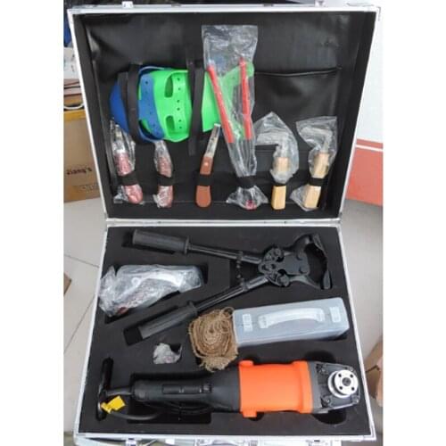 Uvet veterinary Cattle horse sheep use Hoof repair tool set with Cow shoes 25pcs Left hand Right hand animal repair Hoof Knife