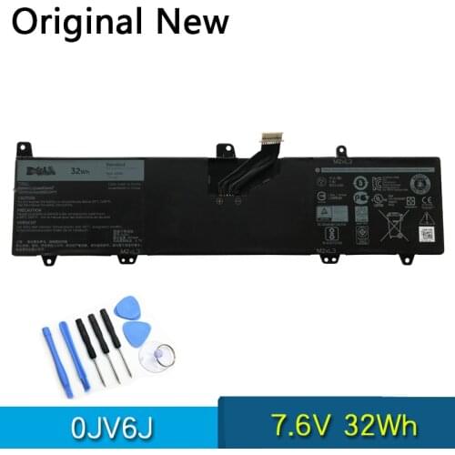 NEW Original 0JV6J OJV6J 0HH6K9 8NWF3 PGYK5 Laptop Battery For Dell Inspiron 11 11-3000 3162 3164 3168 11.4V 42Wh
