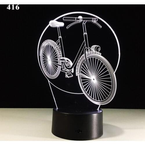 Personalized Gift Home Decor 3D Nightlight Automobile Bathroom Light Stuffed With to Sleep Room Led Lamp Salon Anime Baby Night