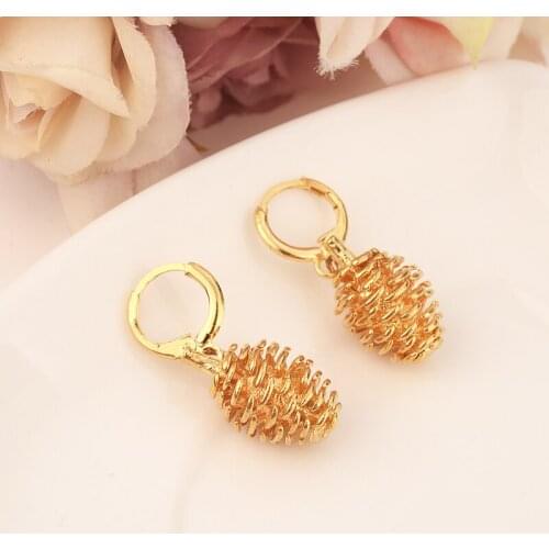 Bangrui Beads Earrings for Women/Girls Gold Color Ball Earing Jewelry Gifts African,Indonesia,Nigeria,Congo,Arab Earring