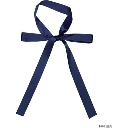 New 160cm hand-made scarf luxury thin and narrow pure color long silk scarf womens tie bag floating neck scarf ribbon belt MQ5