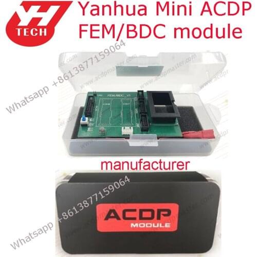 Yanhua ACDP module 2 FEM/BDC module with license for BMW FEM BDC adding key all-key-lost mileage reset