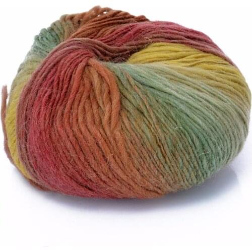 1 Ball 50g Colorful Soft Baby Knitting Yarn Cashmere Wool Children Hand Washable Warm Rainbow Knitting Crochet Yarn