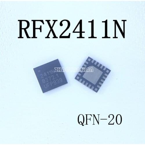 1pcs X RFX2411N RFX2411 QFN-20 2.4GHz Bluetooth NEW