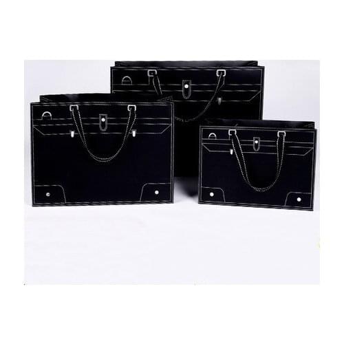 10peace/lot 2020 hot sale Individualization Gift Bag With Handle Wrapping Package Birthday Supplies Gift Wrap 2 colors