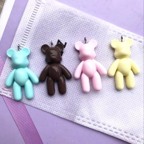 10PCs NEW resin cat necklace Charms DIY Decorations Hanging Pendant Key Chain earring DIY