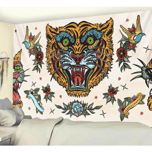 2021 home art decoration animal tapestry Hippie Bohemian decoration sheet sofa blanket wall decoration yoga mat
