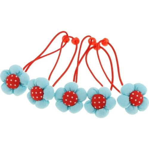 5Pcs Baby Headdress Hair Elastic Rope Ponytail Holder Hair Bands Accessories