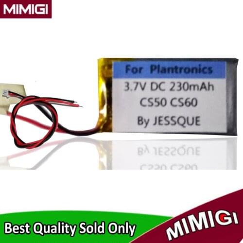 3.7V 230mAh Battery For PLANTRONICS CS351 CS351N CS351V CS361 CS361N CS50 CS55 CS60 Headset Mini Mobile Phone