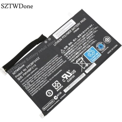 SZTWDone FPCBP345Z Laptop Battery for FUJITSU Lifebook UH572 FMVNBP219 FPB0280 14.8V 42WH 2840MAH